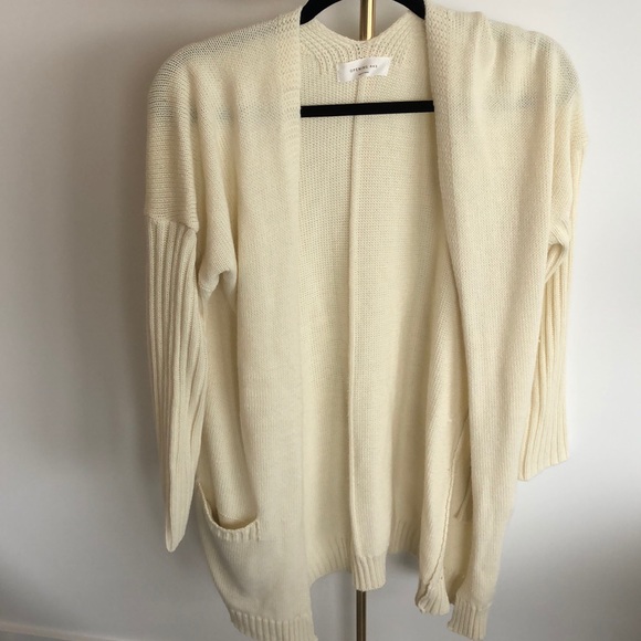 Korean brand Knitted Cardigan in Cream - Picture 1 of 6